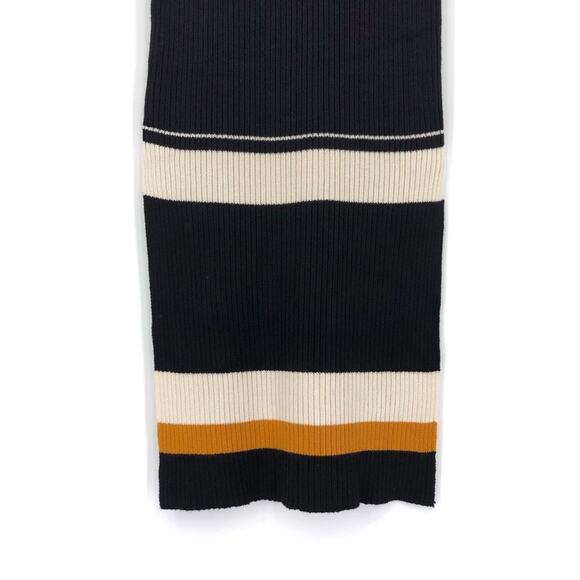 OSKLEN Striped Knit Skirt Black Red White Yellow M - Picture 10 of 10